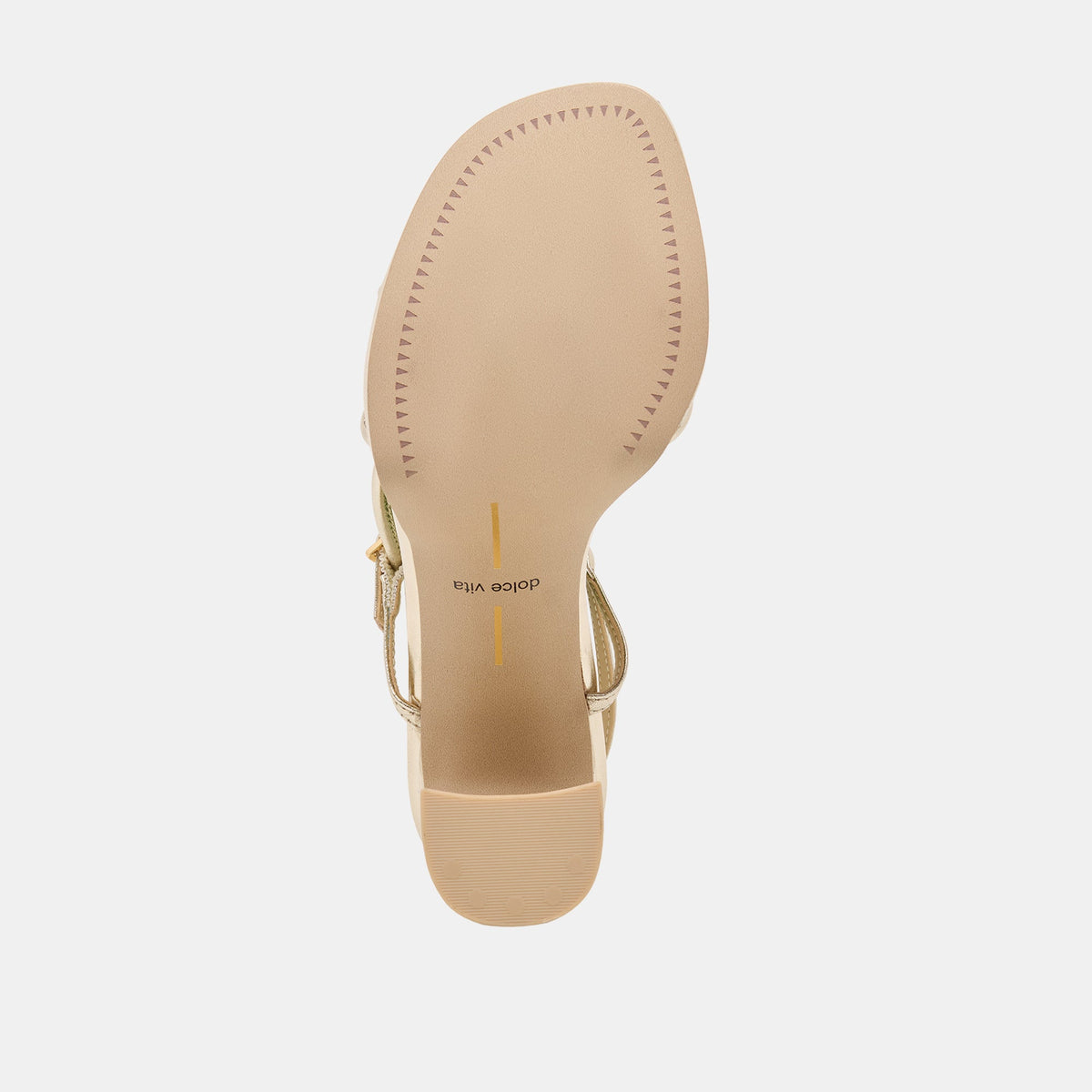Odete Gold Leather Heels | Dolce Vita