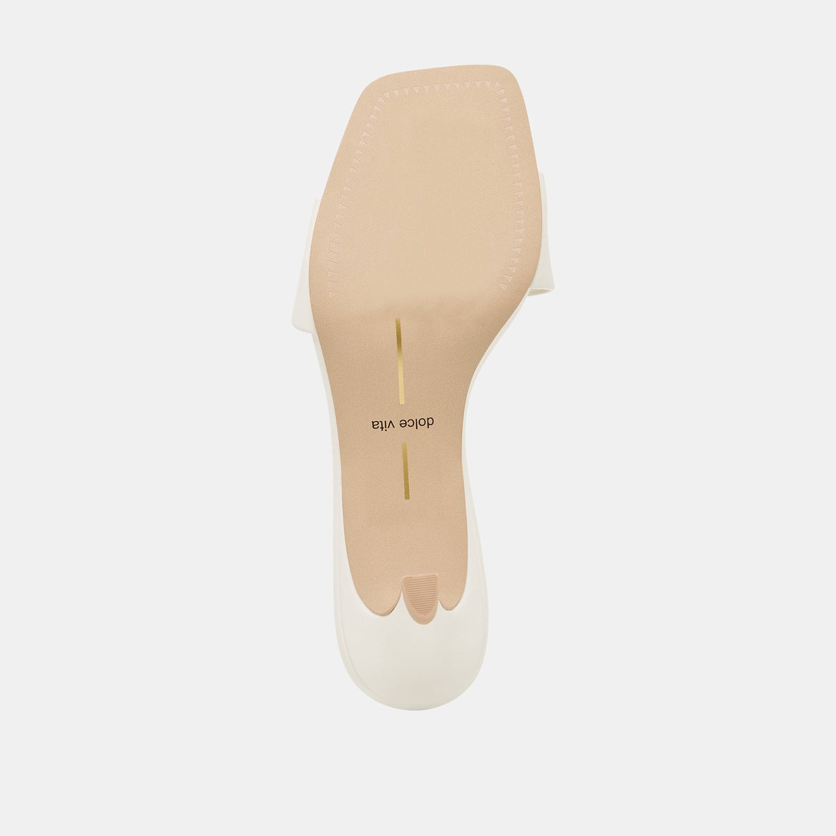 Rexa True White Leather Heels | Dolce Vita