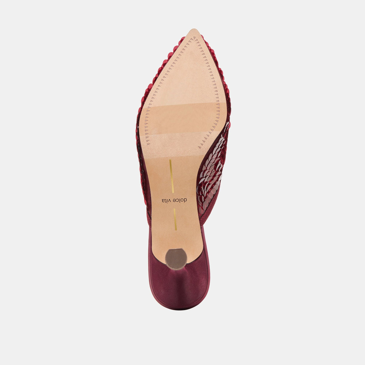 Cleo Cranberry Sequin Heels | Dolce Vita