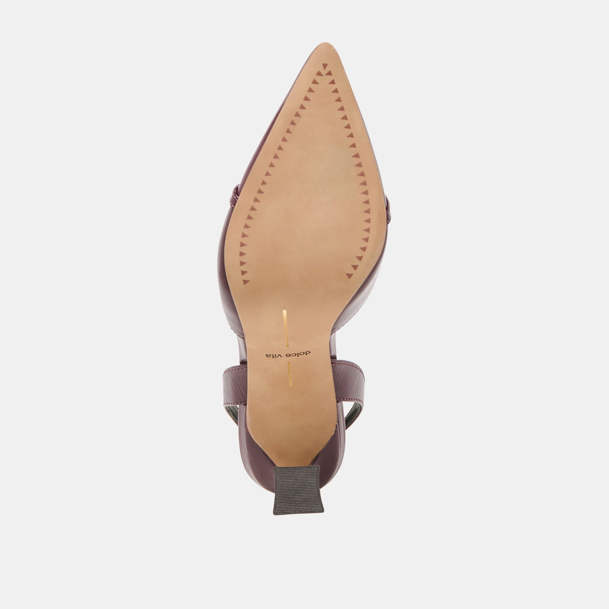 Malik Cranberry Crinkle Patent Heels | Dolce Vita