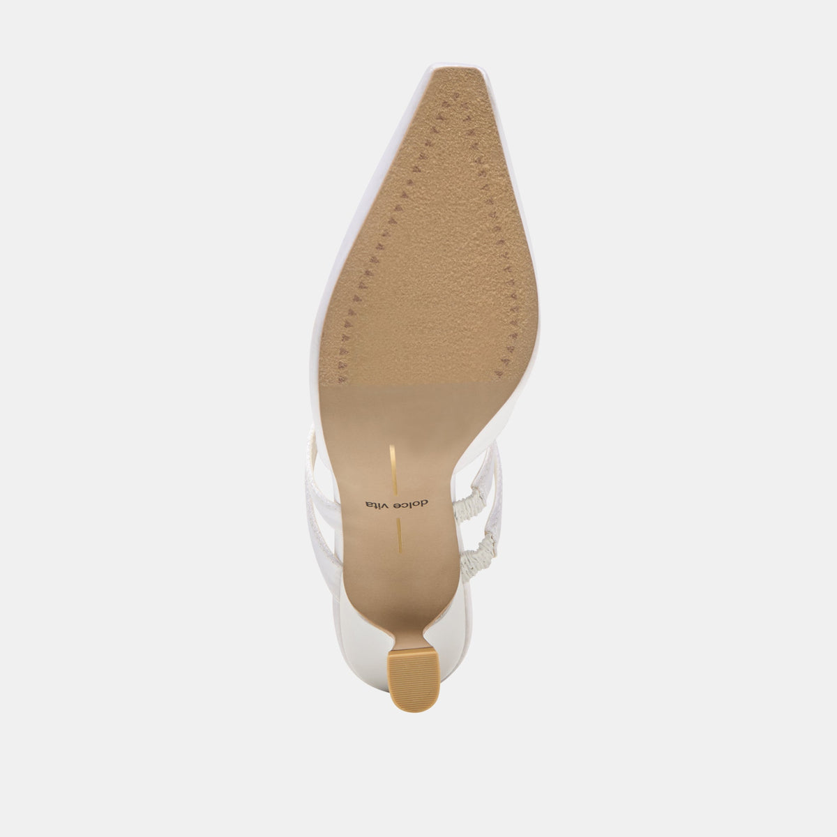 Linore True White Satin Heels | Dolce Vita
