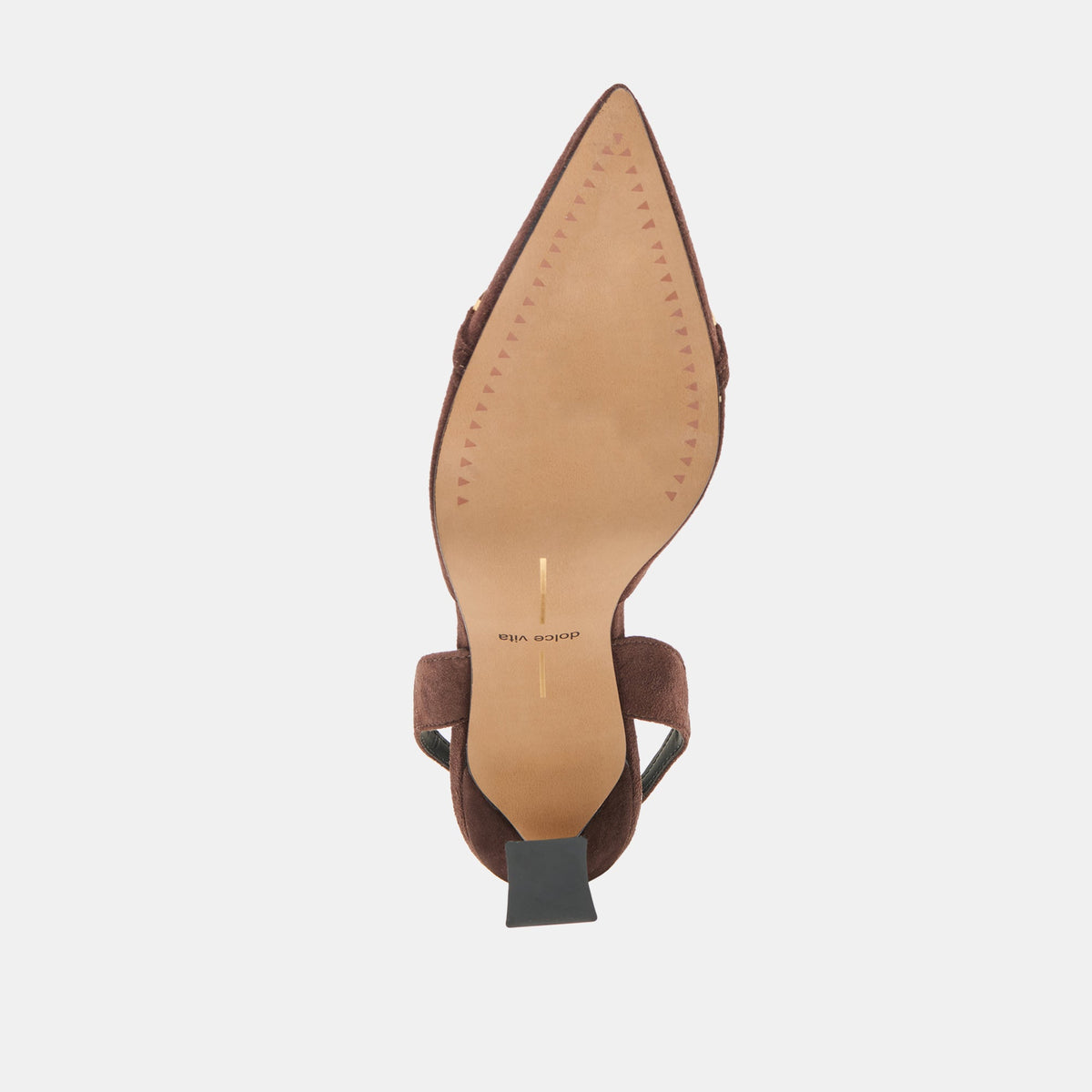 Malik Mahogany Nubuck Heels | Dolce Vita