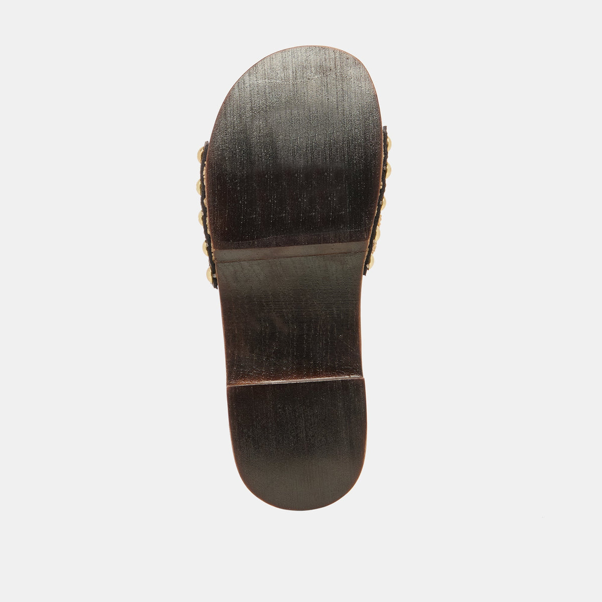 SADIE Tan Raffia Wood Sole Open-Toe Sandals | Dolce Vita