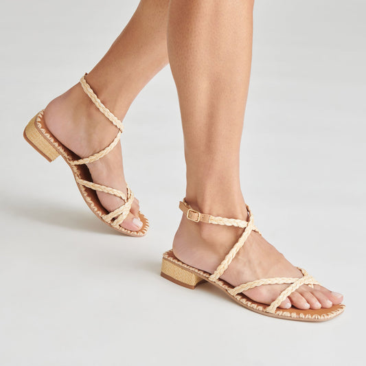 BRINN SANDALS LT NATURAL RAFFIA
– Dolce Vita | Dolce Vita