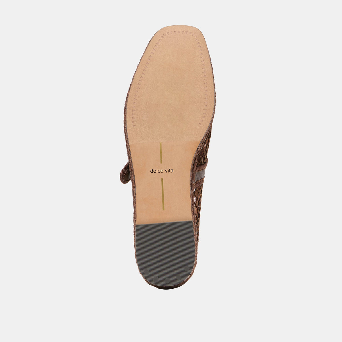 Milie Chocolate Woven Mesh Flats | Dolce Vita