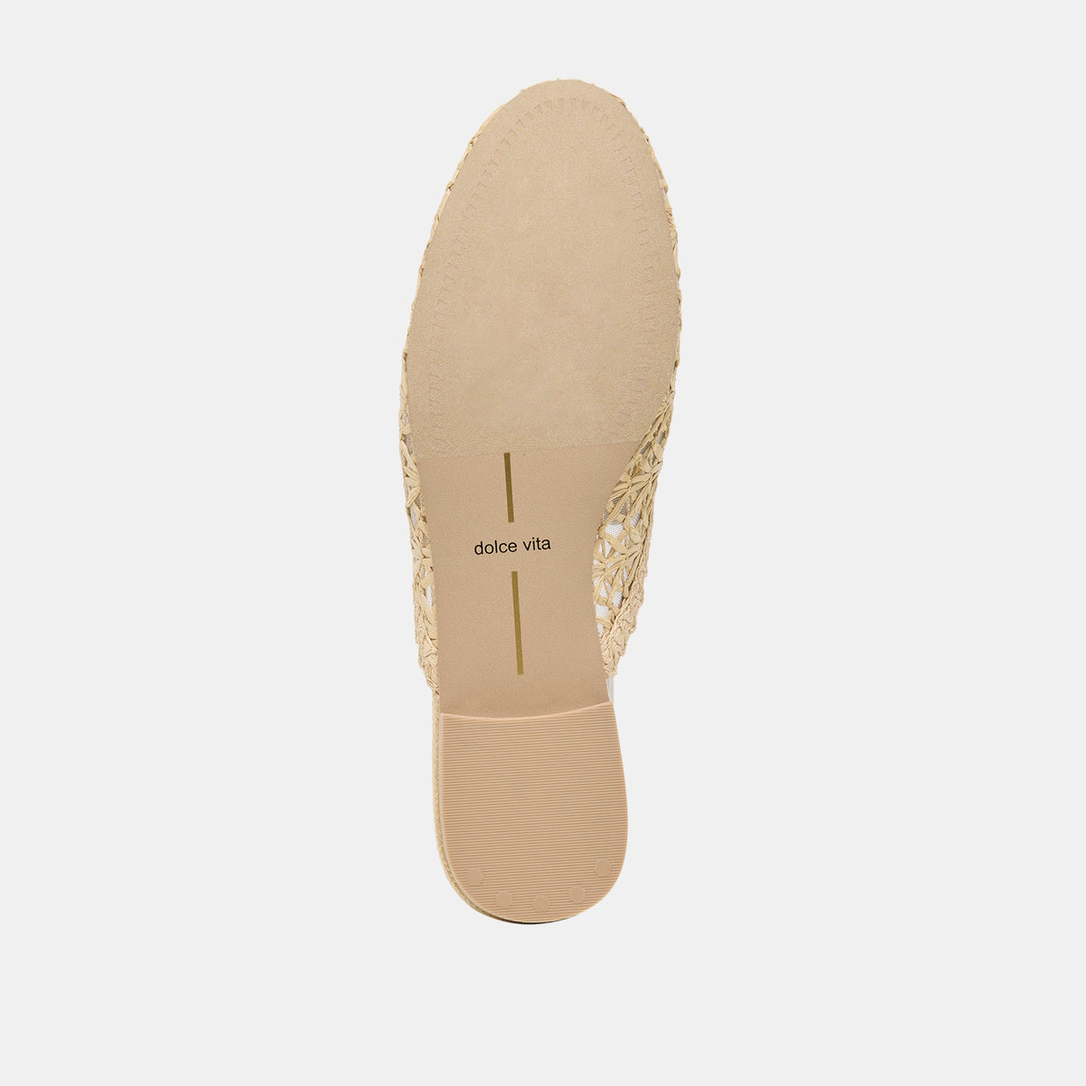 Kirt Lt Natural Cross Hatch Raffia Flats | Dolce Vita