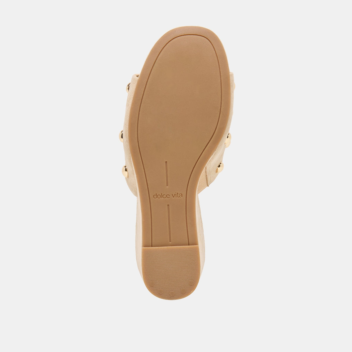 Holta Stud Camel Suede Wedges | Dolce Vita