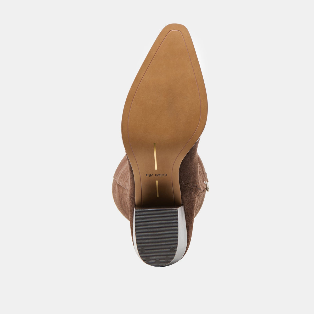 Virona H2O Waterproof Dk Brown Suede Wide Calf Boots | Dolce Vita