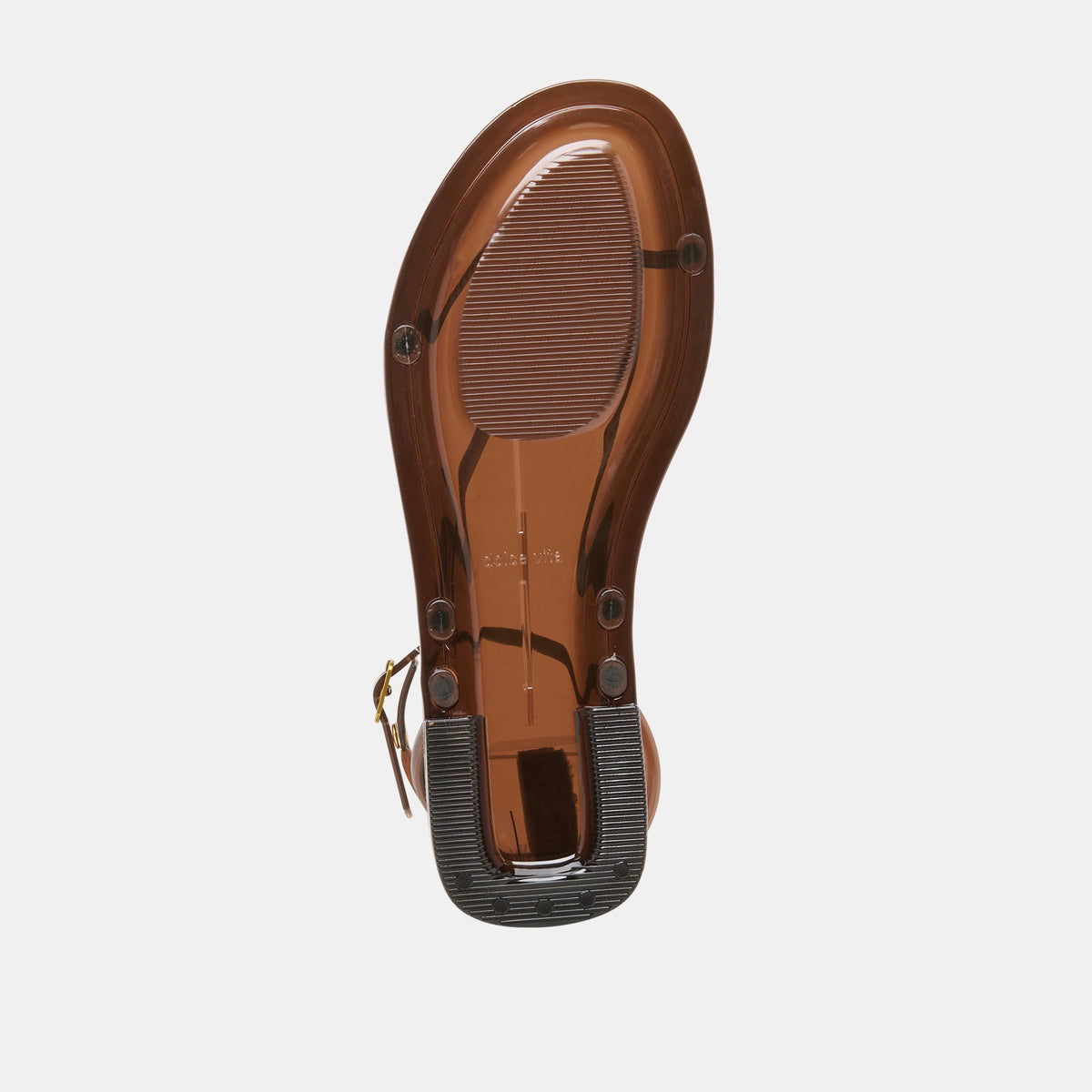 Kenley Vinyl Chocolate Jelly Sandals | Dolce Vita
