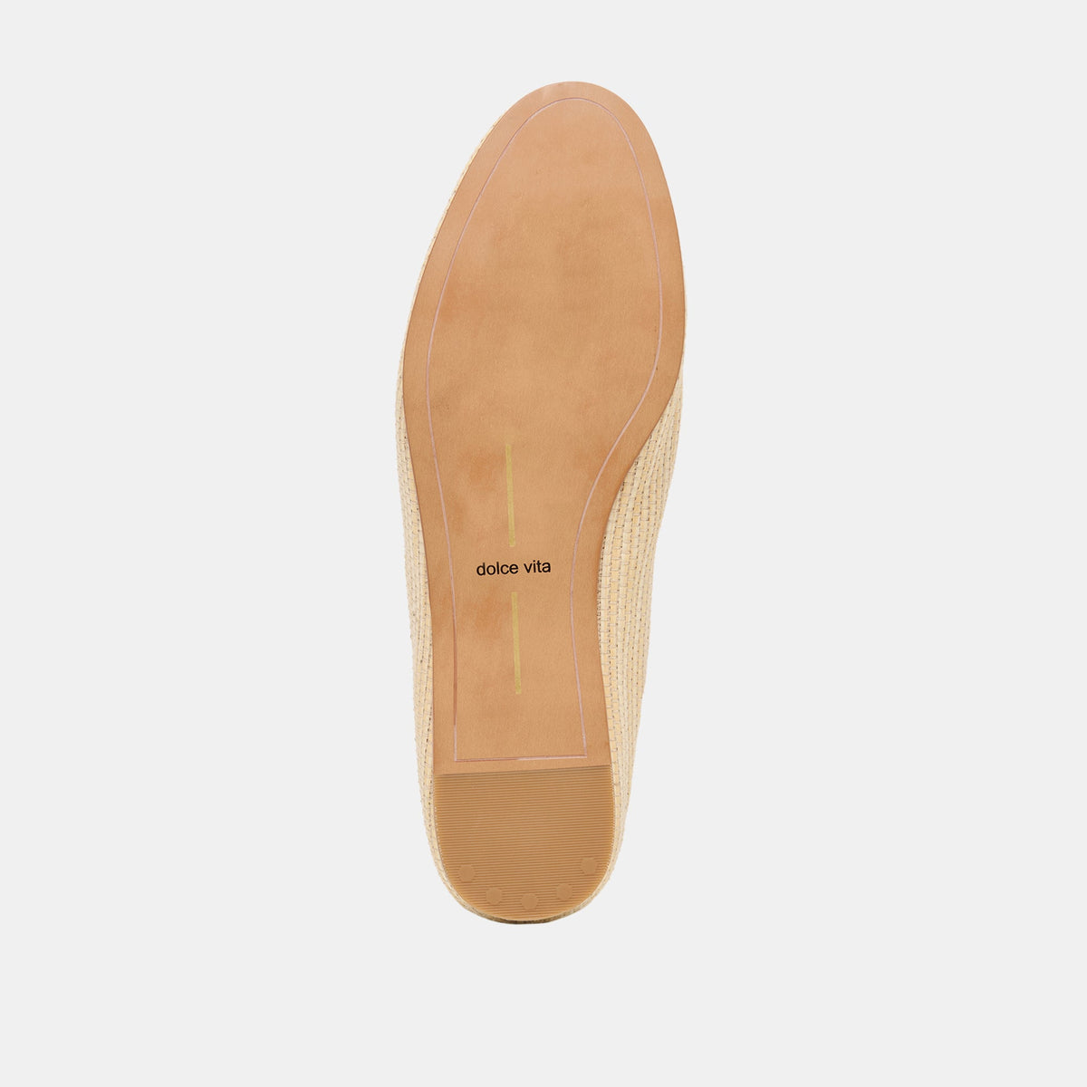 Eila Lt Natural Raffia Flats | Dolce Vita