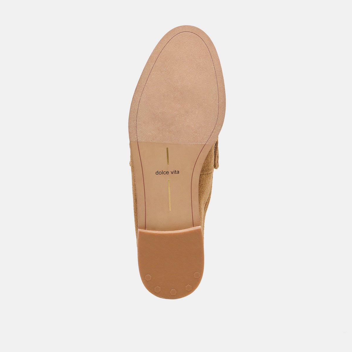 BETZY Lt Brown Suede Closed-Toe Slip-On Loafers | Dolce Vita