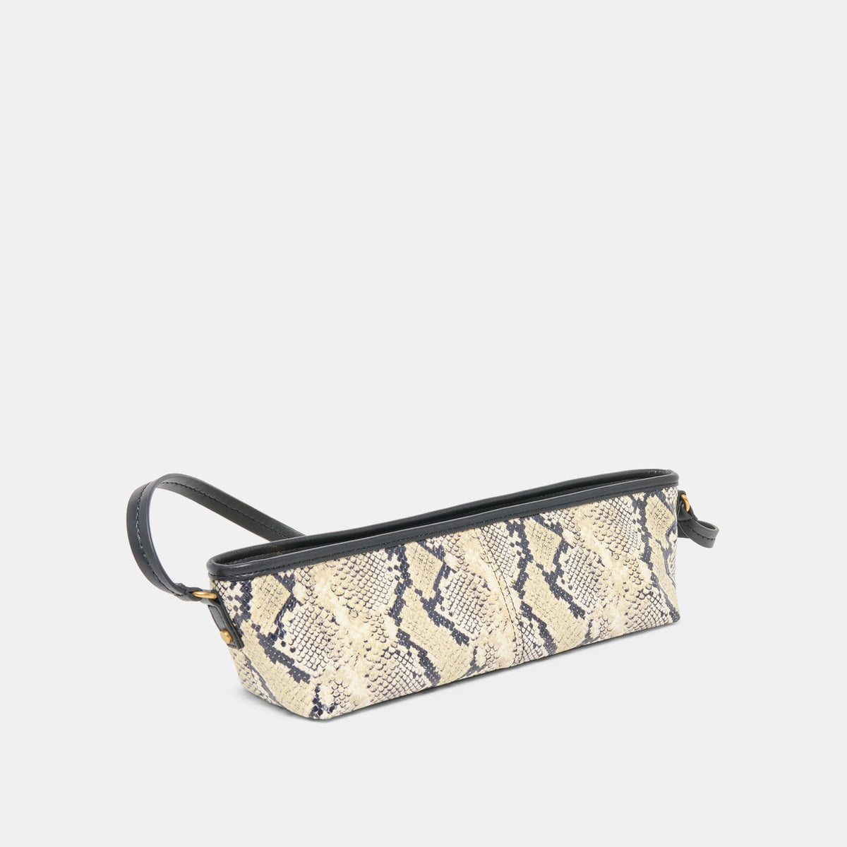 Savaii Black White Snake Stella Shoulder Bag | Dolce Vita