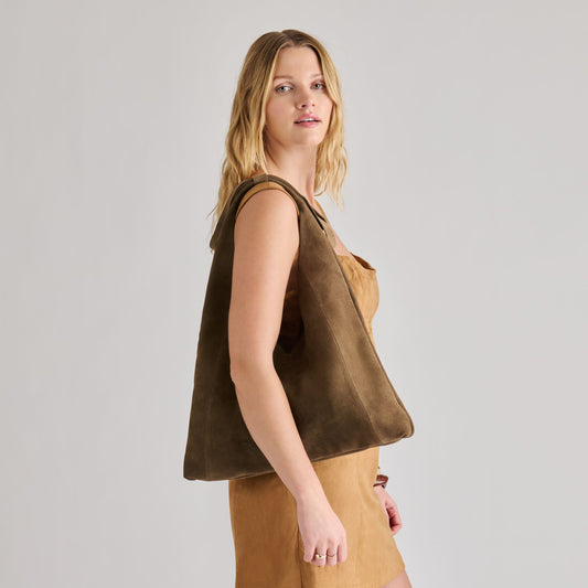 Marie Olive Suede Tote | Dolce Vita