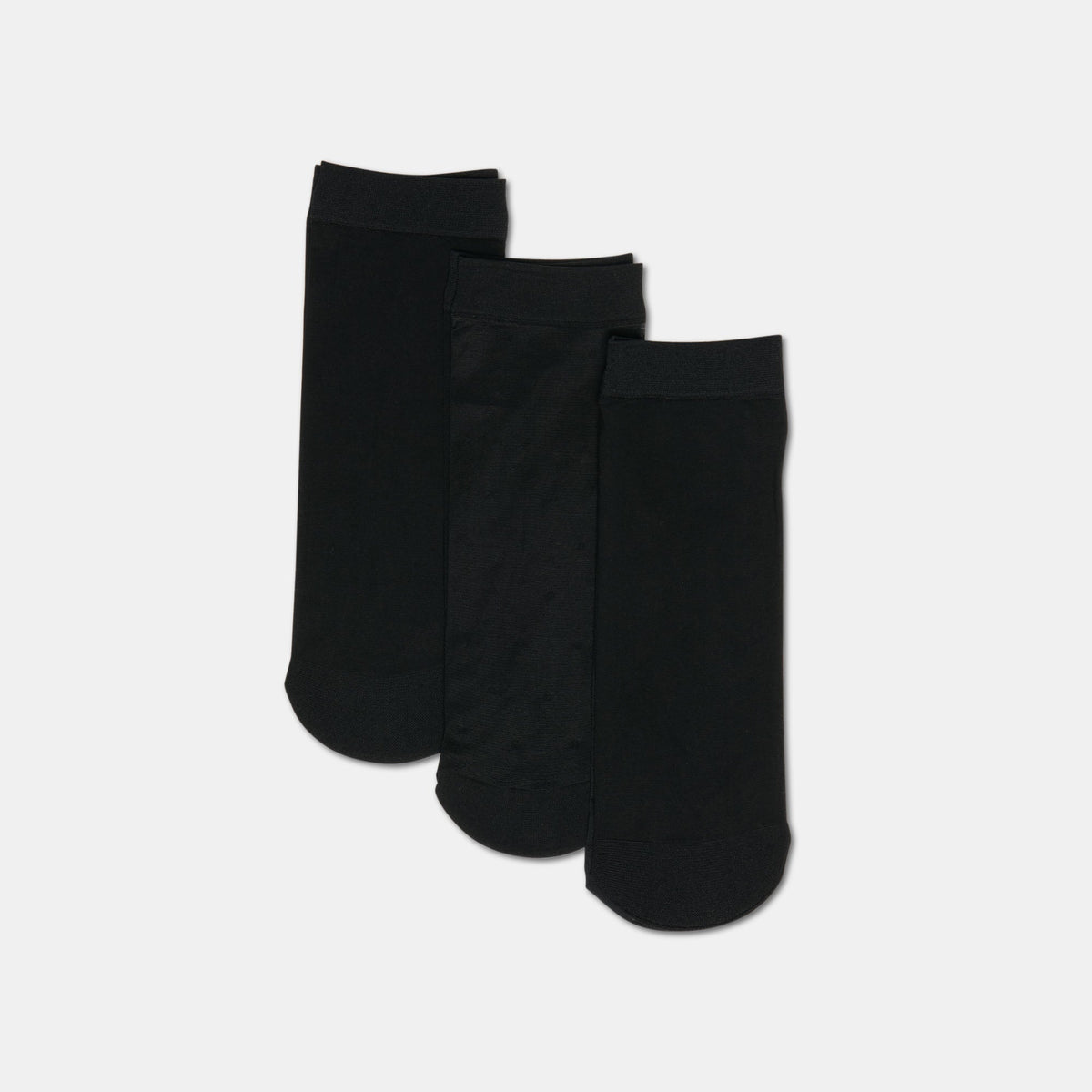 3-Pack Ditsy Dot Black Sheer Anklet Socks | Dolce Vita