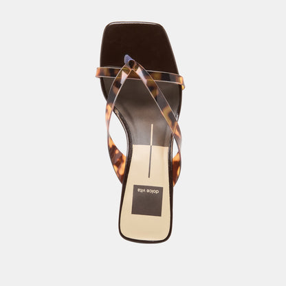 Brevel Vinyl Tortoise Jelly Heels | Dolce Vita
