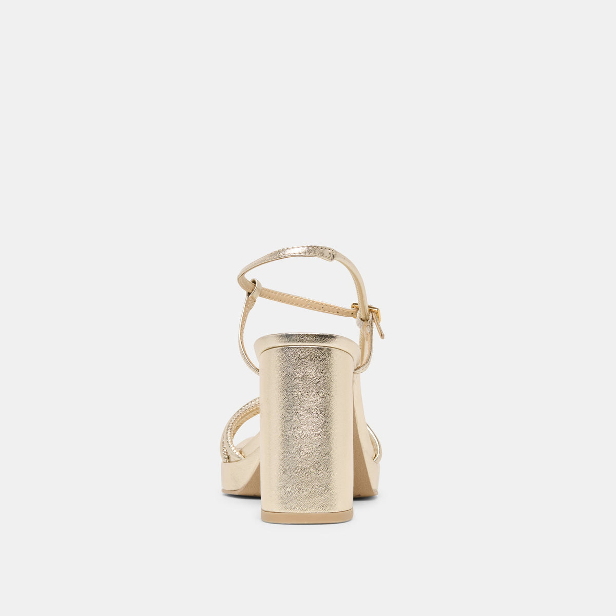 Odete Gold Leather Heels | Dolce Vita
