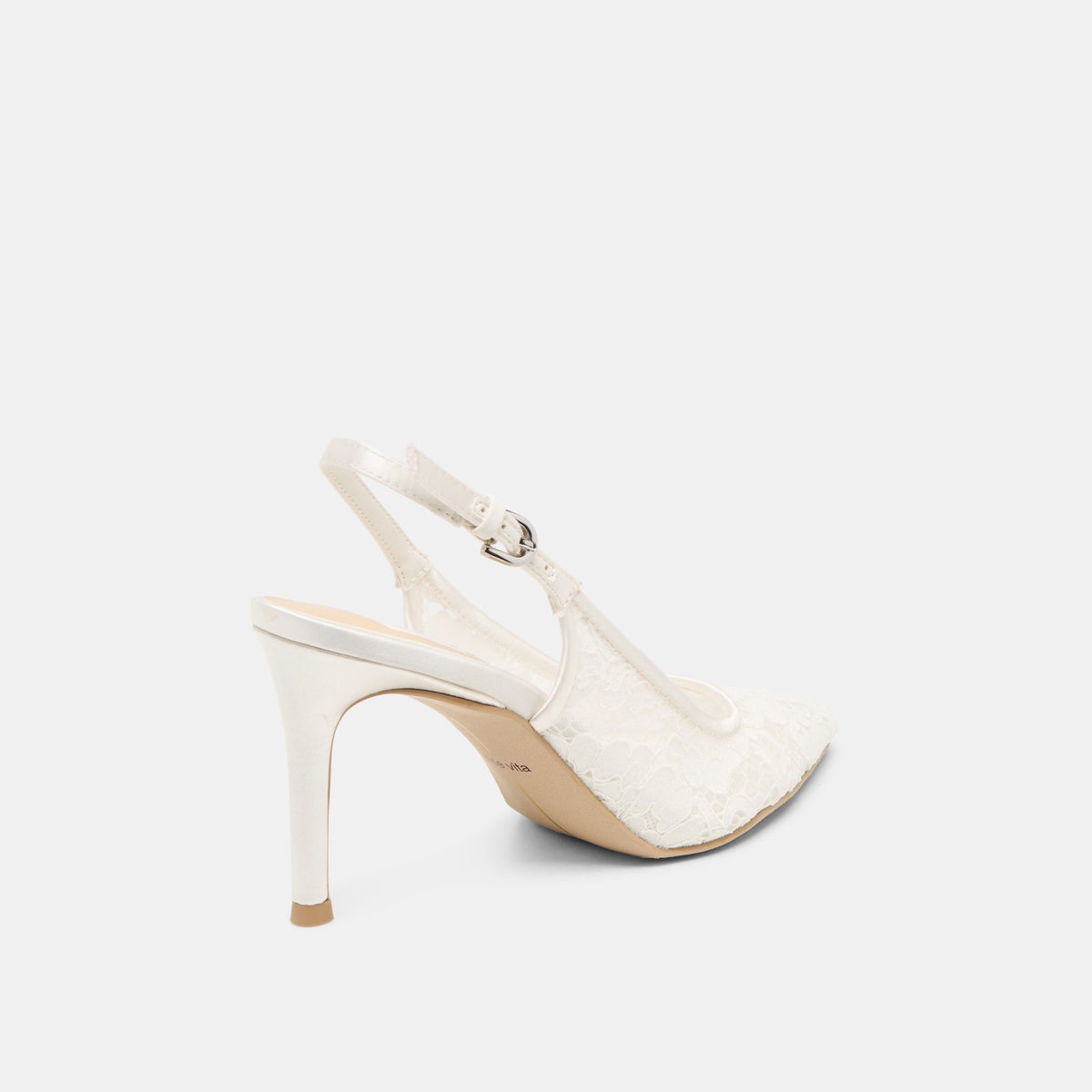 Yami True White Lace Heels | Dolce Vita