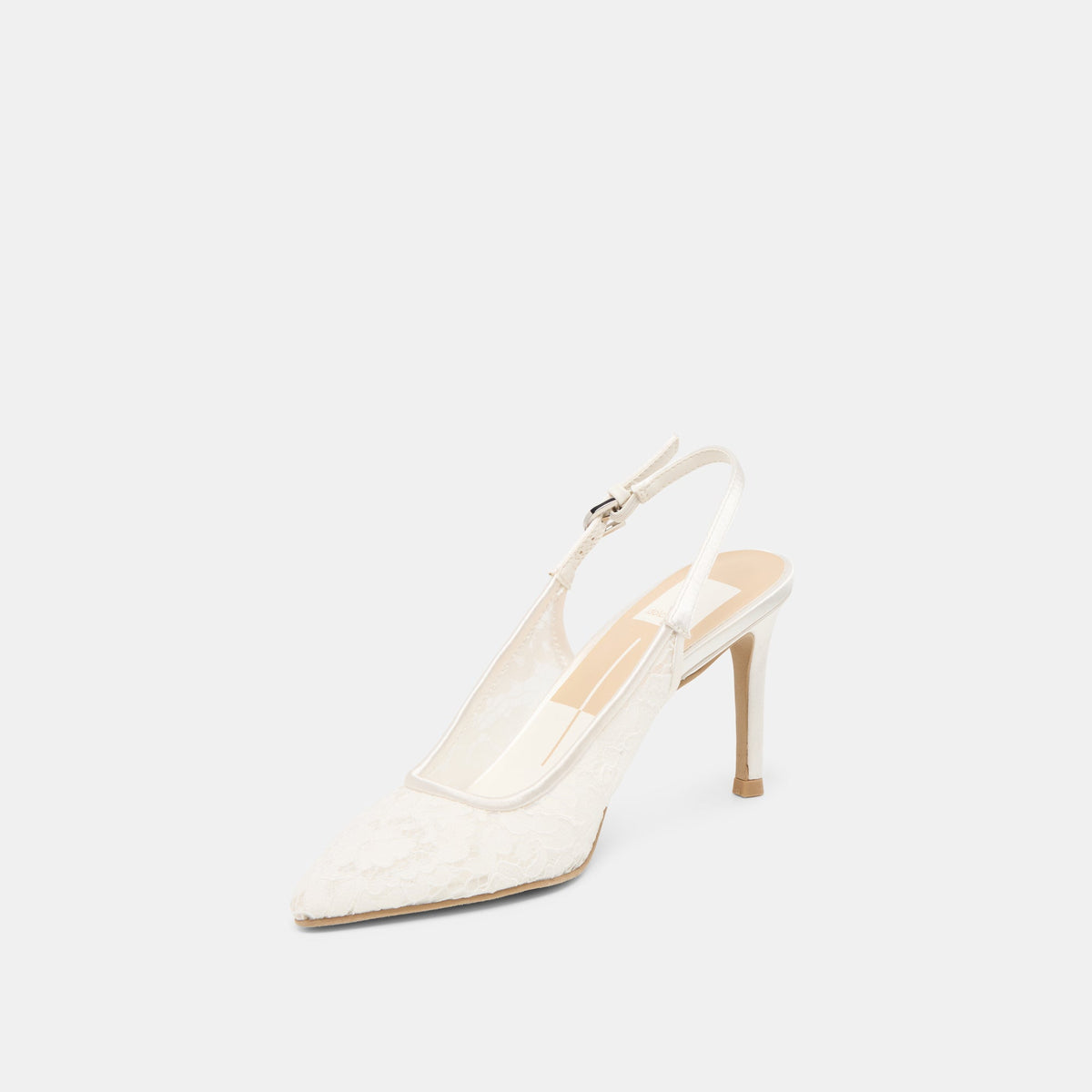 Yami True White Lace Heels | Dolce Vita
