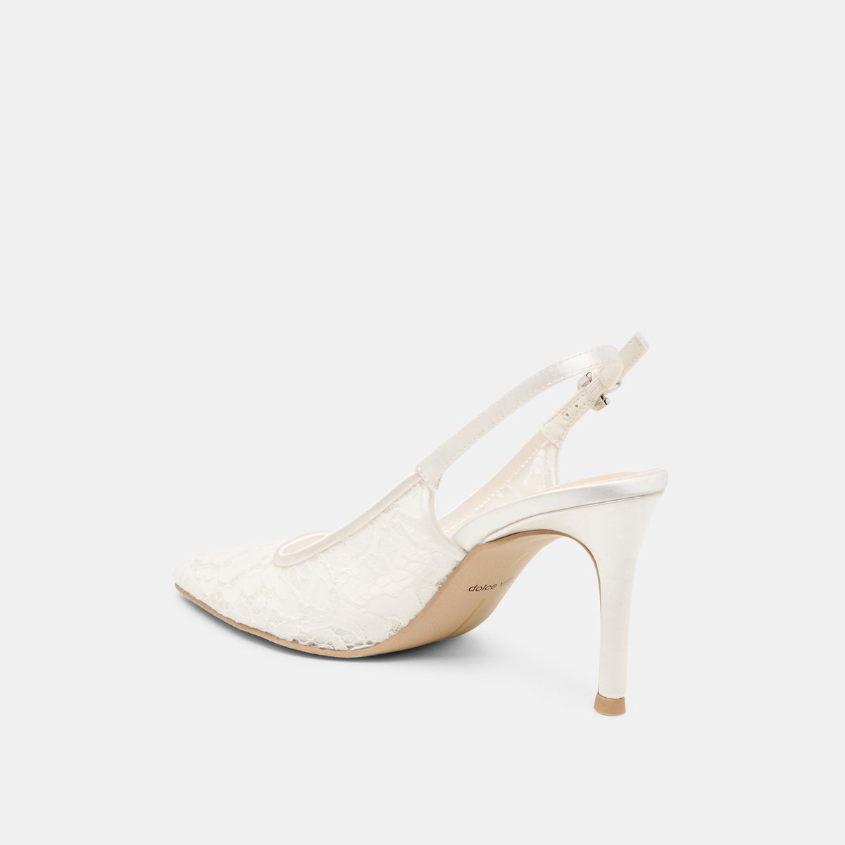 Yami True White Lace Heels | Dolce Vita