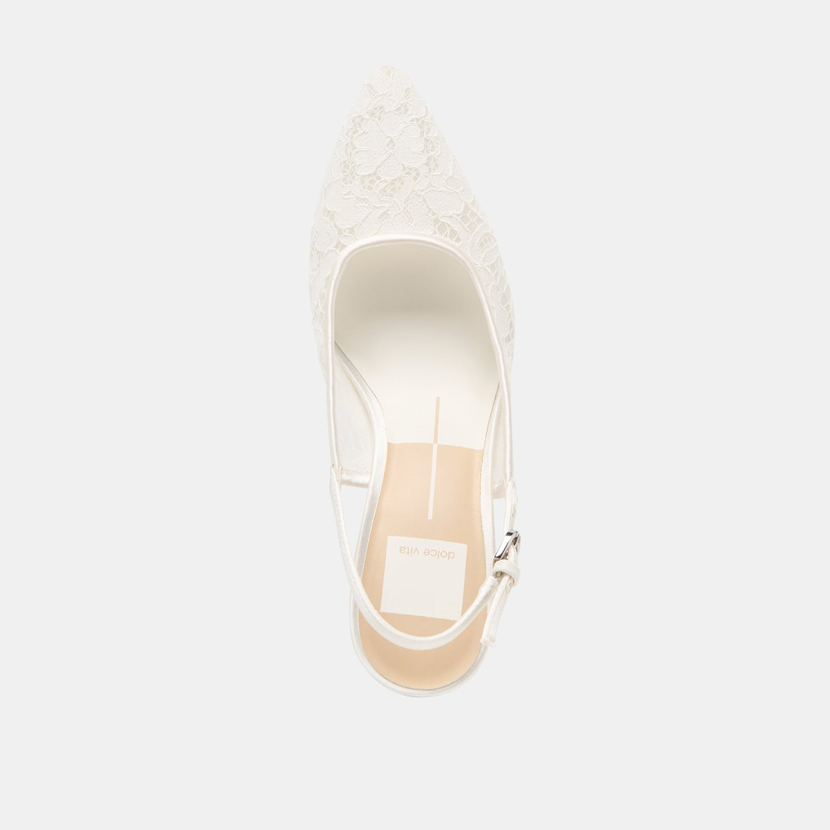 Yami True White Lace Heels | Dolce Vita
