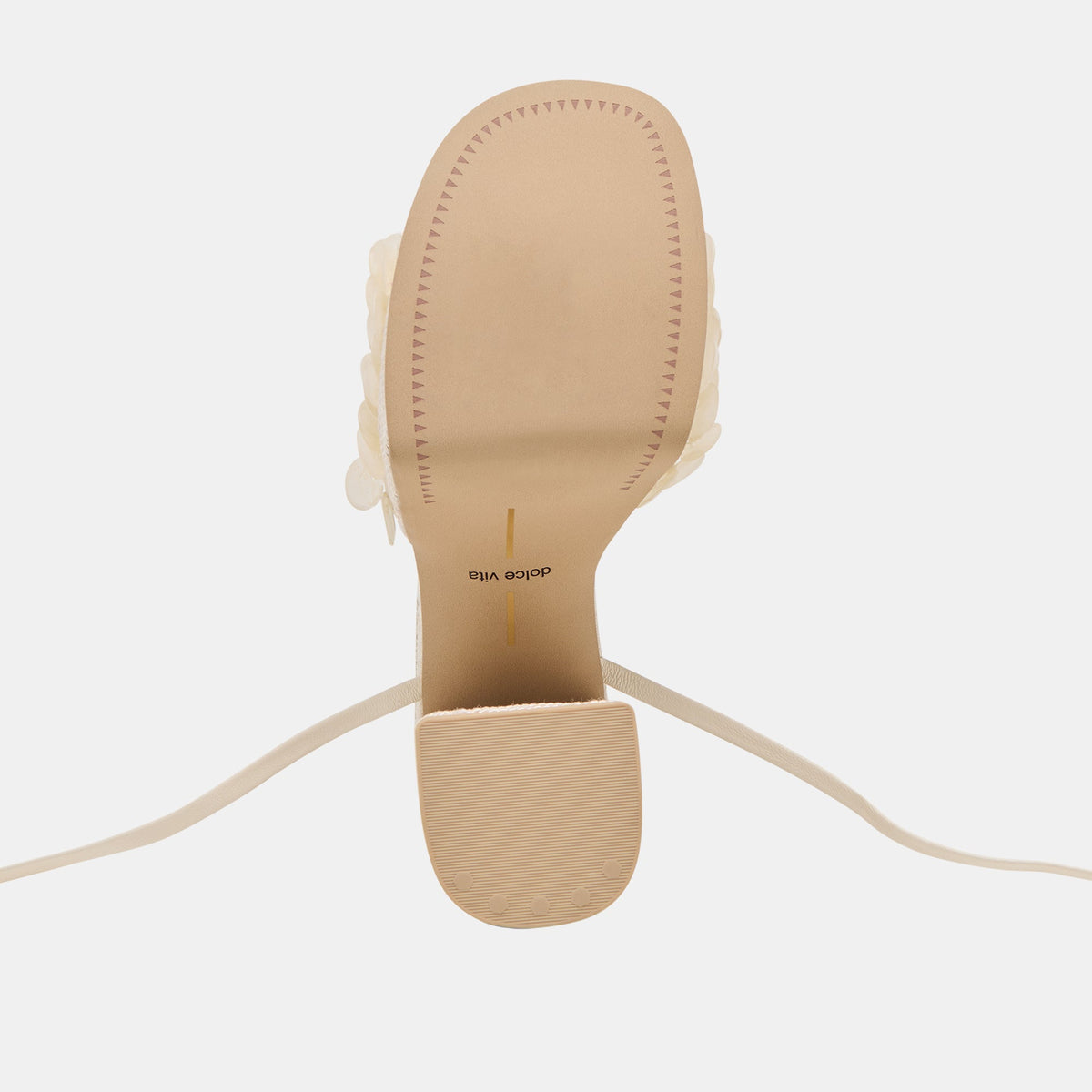 Dorthy Confetti Ivory Leather Heels | Dolce Vita