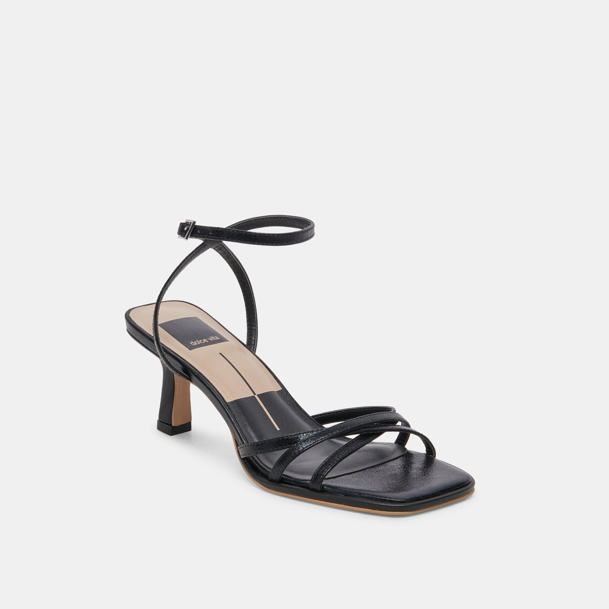 Manji Midnight Patent Leather Heels | Dolce Vita