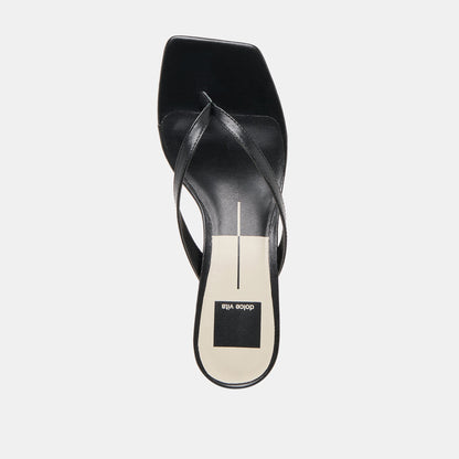 Ramia Black Leather Heels | Dolce Vita