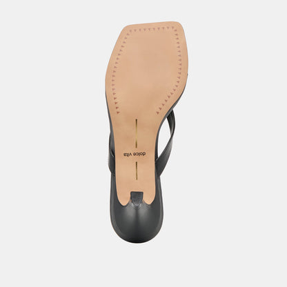 Ramia Black Leather Heels | Dolce Vita