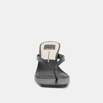 Ramia Black Leather Heels | Dolce Vita