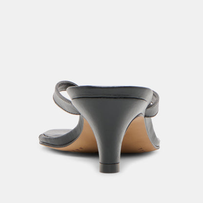 Ramia Black Leather Heels | Dolce Vita