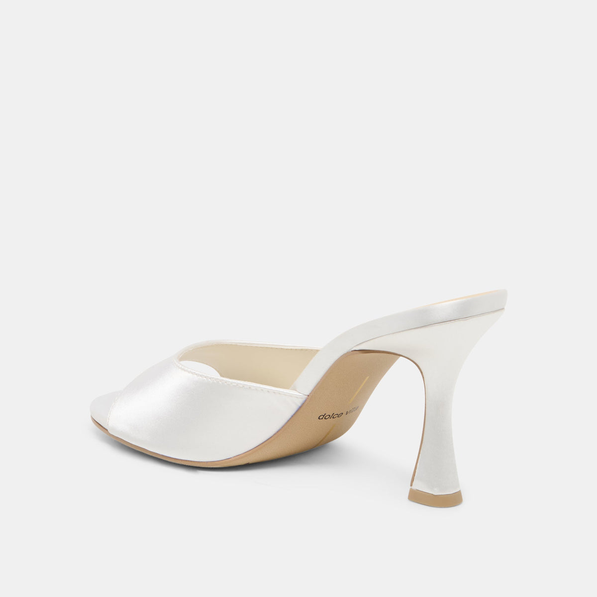 Rosha True White Satin Heels | Dolce Vita