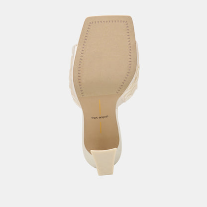 Nandy Confetti Ivory Sequin Heels | Dolce Vita