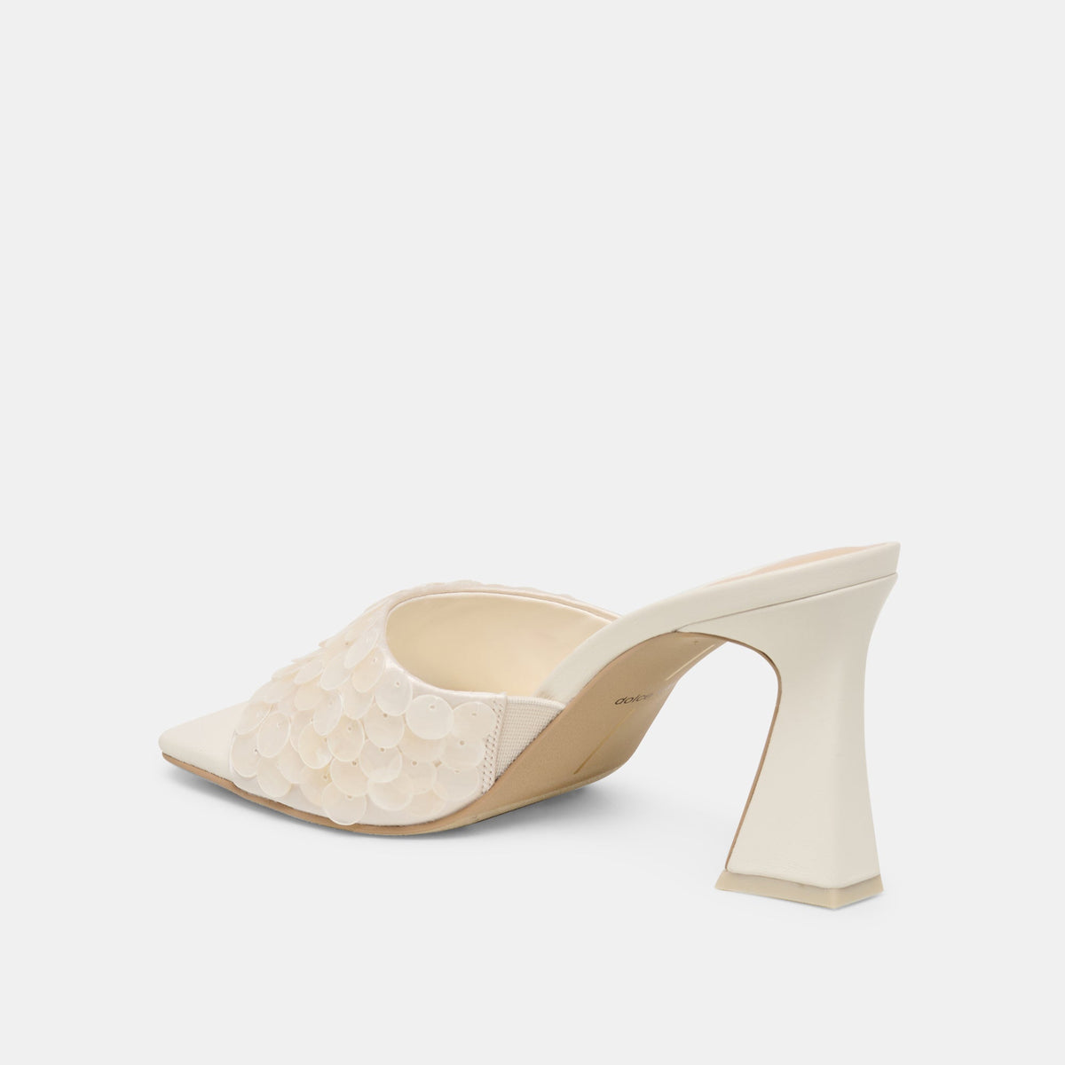 Nandy Confetti Ivory Sequin Heels | Dolce Vita