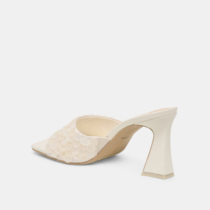 Nandy Confetti Ivory Sequin Heels | Dolce Vita