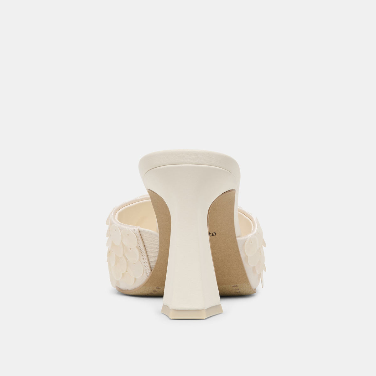 Nandy Confetti Ivory Sequin Heels | Dolce Vita