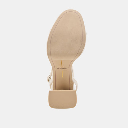 Pandor White Tulle Heels | Dolce Vita