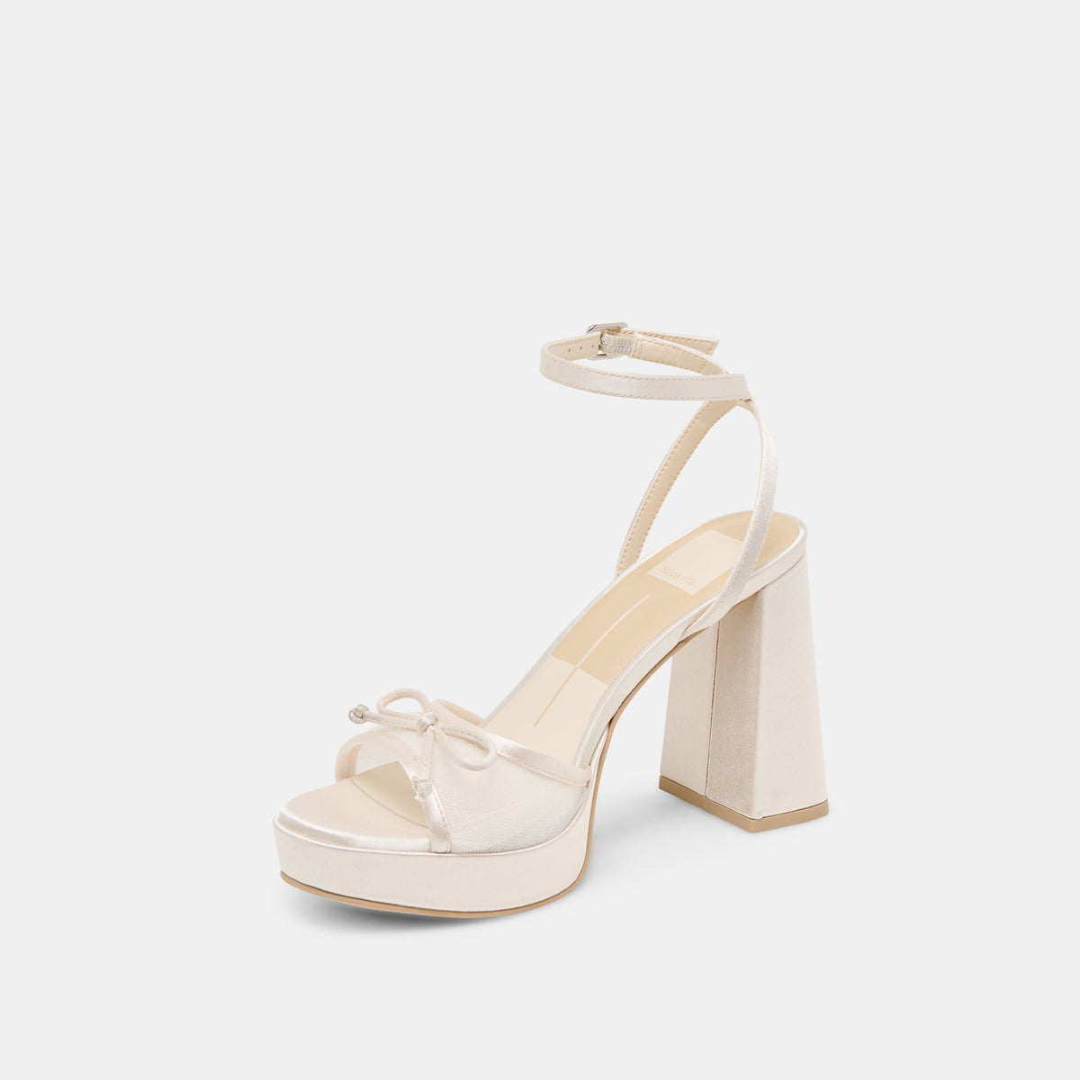 Pandor White Tulle Heels | Dolce Vita