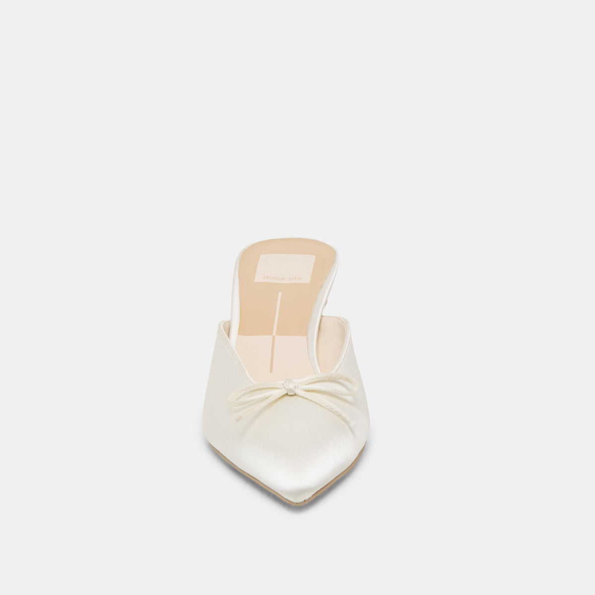 Cleo Off White Satin Heels | Dolce Vita