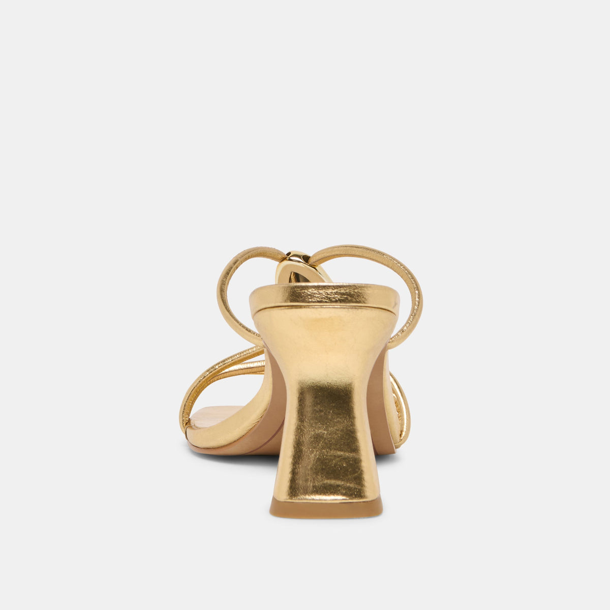 Alayna Gold Leather Heels | Dolce Vita