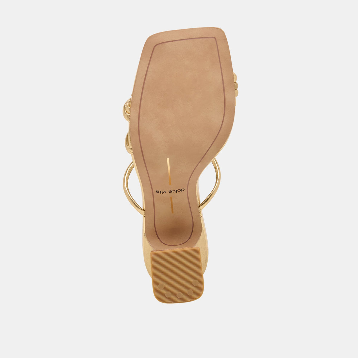 Alayna Gold Leather Heels | Dolce Vita
