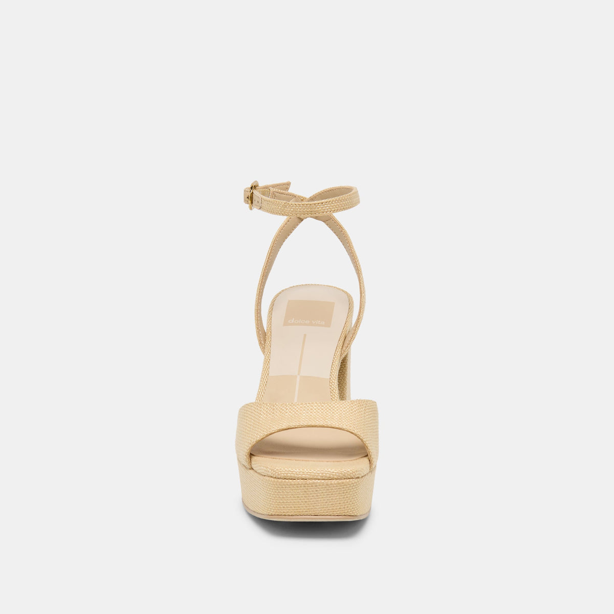 Felica Natural Raffia Heels | Dolce Vita