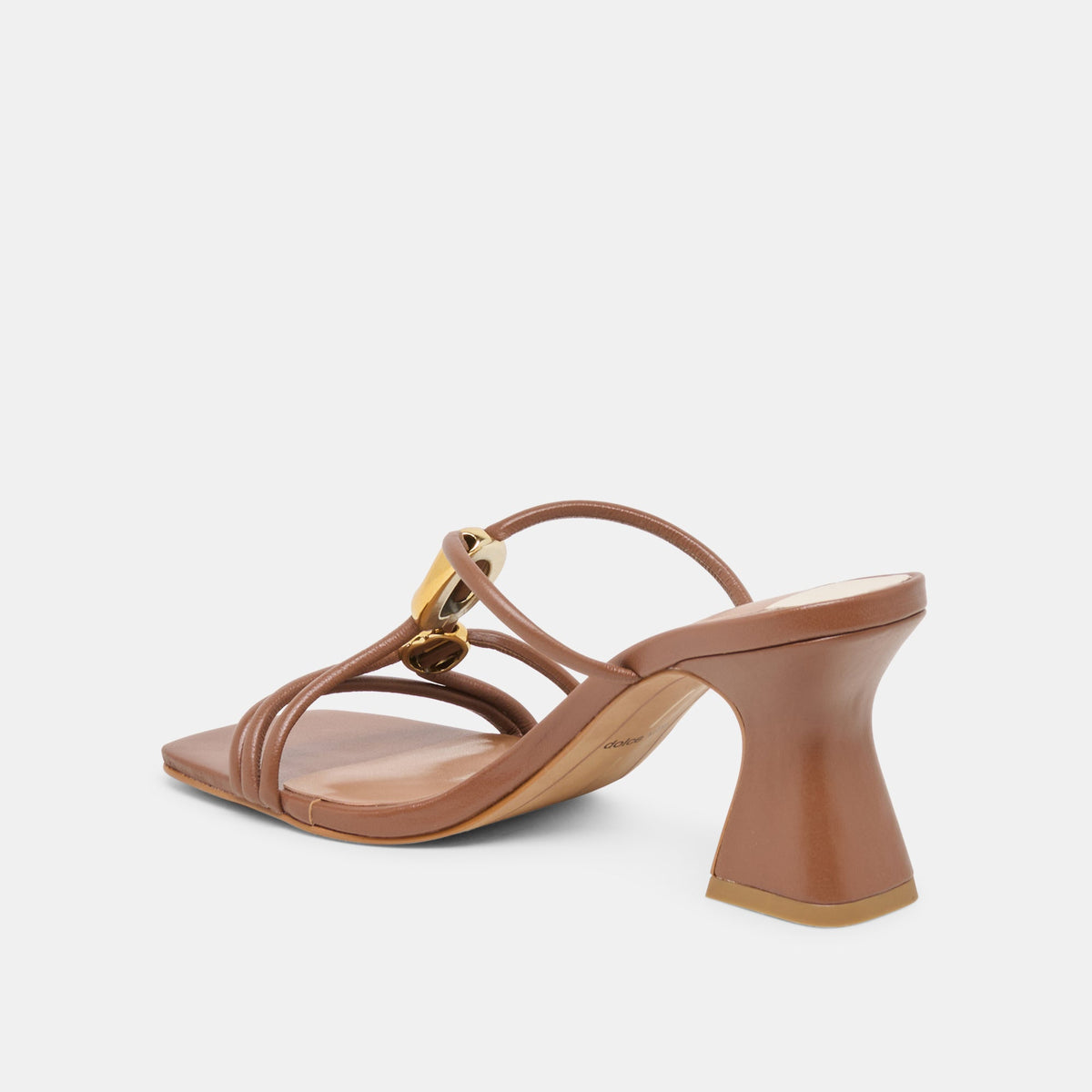 Alayna Cognac Leather Heels | Dolce Vita