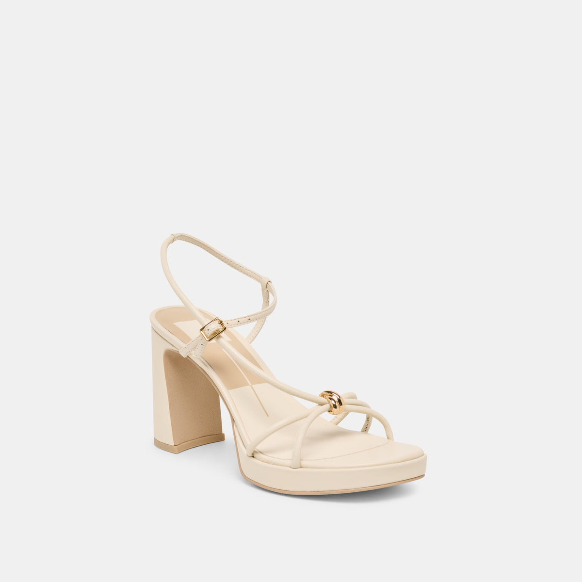 Odete Creme Leather Heels | Dolce Vita