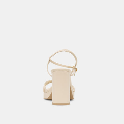 Odete Creme Leather Heels | Dolce Vita