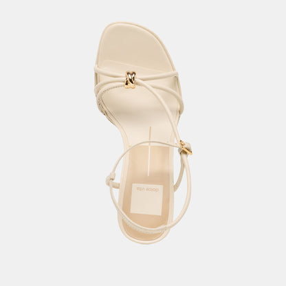 Odete Creme Leather Heels | Dolce Vita