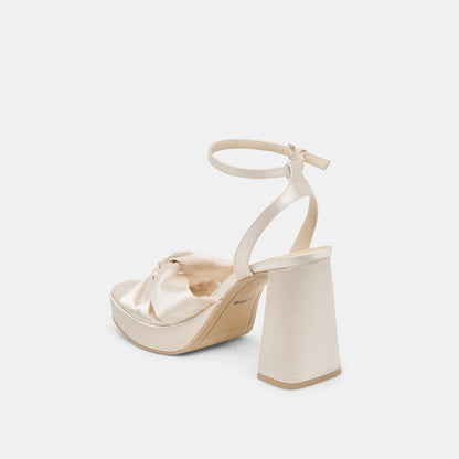 PARLO HEELS IVORY SATIN
 – Dolce Vita | Dolce Vita