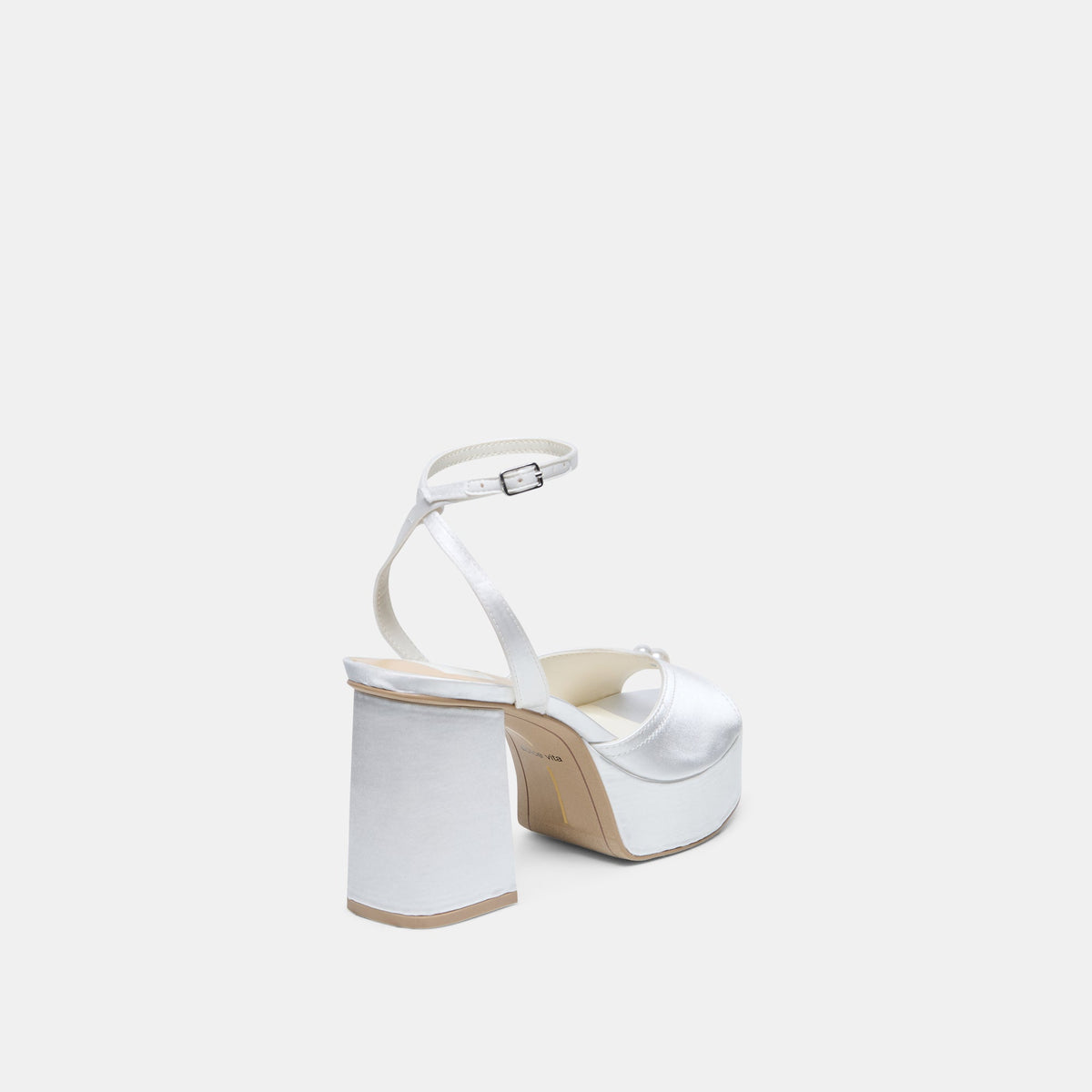 Bryla White Satin Heels | Dolce Vita