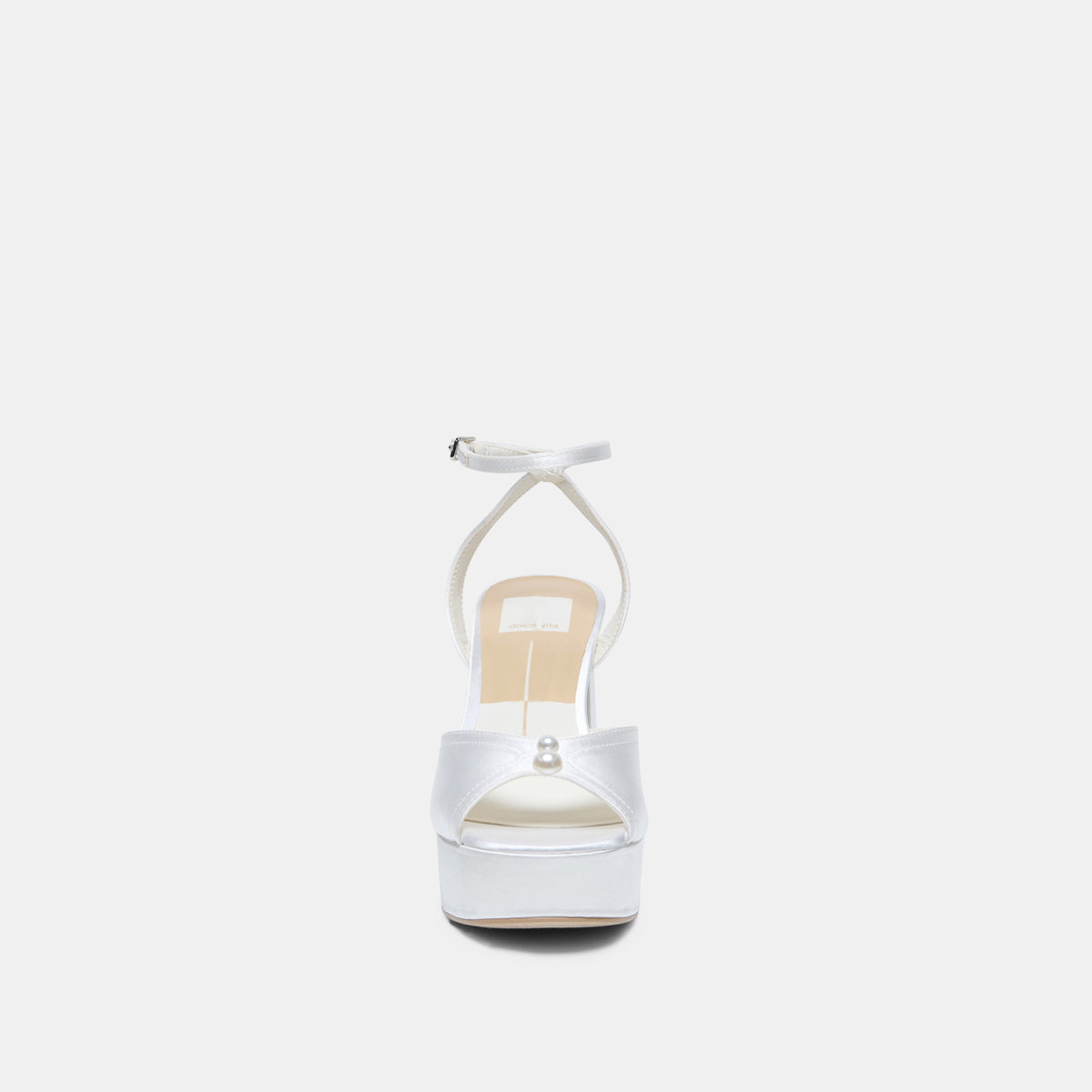Bryla White Satin Heels | Dolce Vita