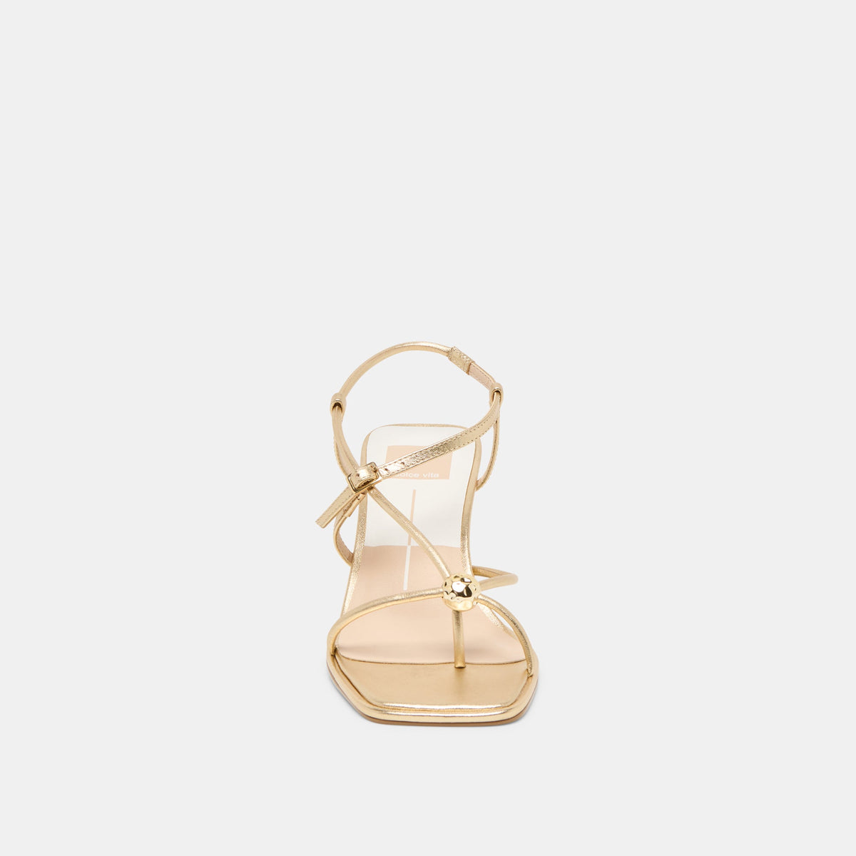 Mylee Gold Distressed Leather Heels | Dolce Vita