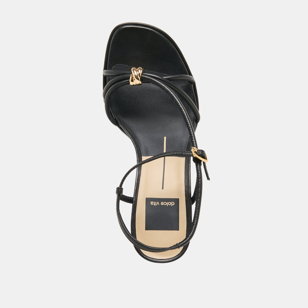 Odete Black Leather Heels | Dolce Vita